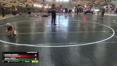 73 lbs Quarterfinal - Alaura Kenny, Blackman Wrestling Club vs Jessa Smith, Arab Youth Wrestling