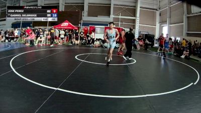 138 lbs Champ. Round 2 - Jose Perez, Arizona vs Gabriel Delbridge, Eaglecrest Wrestling Club