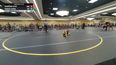 58 lbs Round Of 32 - Desmond Ellis, Sanderson Wr Ac vs Samuel Subia, Legends Of Gold LV