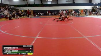 157 lbs Cons. Round 2 - Garrett Landon, Thaddeus Stevens vs Maxwell Cooper, Mount Union