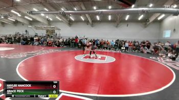 120 lbs Cons. Round 5 - Grace Peck, Mead vs Haylee Hancock, Lamar