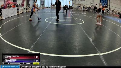 128 lbs Rd# 6- 3:15pm Friday - Cordy Zalota, POWA vs Julia McGee, Iowa Ladies