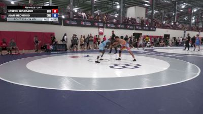 74 kg Cons. Sub-rd Of 64 - Joseph Giordano, Bulldog Elite vs Ajani Redwood, Charleston Regional Training Center