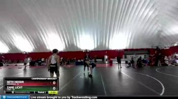 160 lbs Semis & 1st Wb (8 Team) - Zane Licht, Lodi vs Seth Heiser, Holmen B