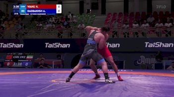 110 kg Final 3-5 - Haorui Wang, China vs Aliasghar Dadbakhsh, Iran