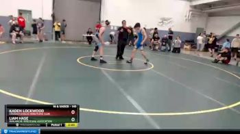 145 lbs Round 1 - Kaden Lockwood, CHUGACH EAGLES WRESTLING CLUB vs Liam Hase, AVALANCHE WRESTLING ASSOCIATION