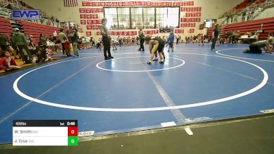 105 lbs Rr Rnd 2 - Wyatt Smith, OKC Saints Wrestling vs Jesse Cruz, OKC Saints Wrestling