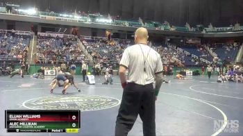 1A 152 lbs Cons. Round 1 - Elijah Williams, Union Academy vs Alec Millikan, Uwharrie Charter Academy