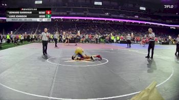 D1-175 lbs Semifinal - Luke Johnson, Oxford HS vs Edward Barkham, Stoney Creek HS