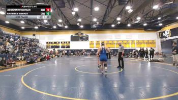 155 lbs 3rd Place - Addison Urschler, North Allegheny vs Kadence Merigo, Canon-McMillan
