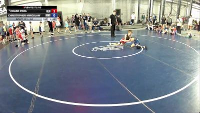 63 lbs Cons. Round 1 - Chase Pool, Glenbard East Jr Rams Wrestling Club vs Christopher Miroslaw, Notre Dame Wrestling Club