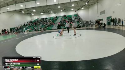 155 lbs Round 4 - Iree Hershey, Torrington vs Peyton Reeves, Thunder Ridge