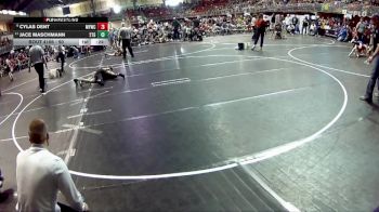 90 lbs Champ. Round 2 - Jace Maschmann, 2TG vs Cylas Dent, Mullen Youth Wrestling Club