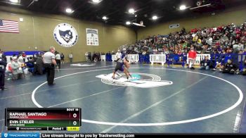 113 lbs Champ. Round 1 - Raphael Santiago, Madera South vs Evin Stieler, Atascadero