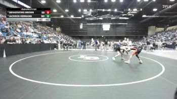 120 lbs Cons. Round 3 - Devastating Brown, Bonner Springs HS vs Jackson Hermann, Wichita-Bishop Carrol