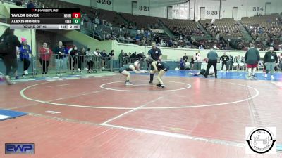 101 lbs Round Of 16 - Taylor Dover, Norman Jr High vs Alexis Morris, Glenpool JH