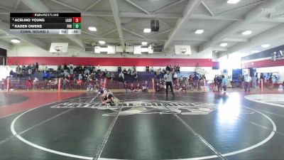 Boys 115 lbs Cons. Round 3 - Kaden Owens, Foothill Boys vs Acelino Young, Lassen Boys