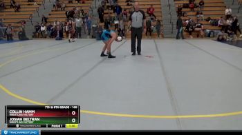 140 lbs 1st Place Match - Josiah Beltran, Wrestling Factory vs Collin Hamm, Wrestling Factory