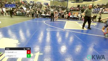 61 lbs Quarterfinal - Colten Sumrall, Harrah Little League Wrestling vs Jack Rogers, Standfast OKC