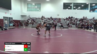 184 lbs Round 2 (6 Team) - Edward Cox, Mt. SAC White vs Rommel Lopez, East Los Angles College