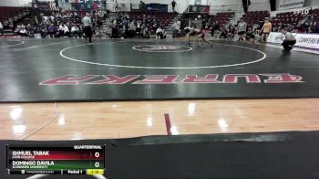 133 lbs Quarterfinal - Shmuel Tabak, Lyon College vs Domingo Davila, Schreiner University