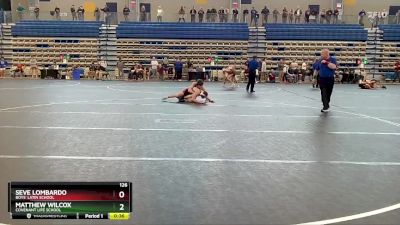 126 lbs Cons. Round 2 - Matthew Wilcox, Covenant Life School vs Seve Lombardo, Boys` Latin School