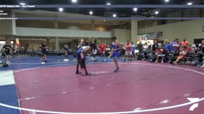 138 lbs Quarters & 3rd Wb (32 Team) - Isaiah Stamps, Alabama Elite Black vs Noah Dixon, Alabama Takedown