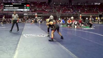 3A-126 lbs Quarterfinal - Aiden Kirk, Prairie, Cedar Rapids vs Alexander Pierce, Iowa City, West
