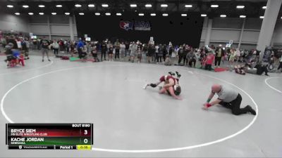 108 lbs Champ. Round 1 - Bryce Siem, MN Elite Wrestling Club vs Kache Jordan, Nebraska