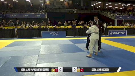 Maria Alexa Papadimitriu vs Koby Aline Mozisek 2026 Pan Kids Jiu-Jitsu IBJJF Championship