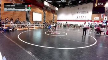 115 lbs Champ. Round 1 - Kaylin Dines, Douglas vs Lexi Johnston, Sheridan