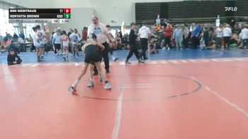 77 lbs Final - Ben Weintraub, Team Tugman - MSC vs Kenyatta Brown, All I See Is Gold Academy - MSC