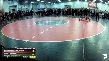 144 lbs Cons. Round 2 - Kevin Gergely, Botetourt Training Center vs Griffin Van Der Waag, Richmond Wrestling Club