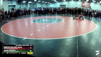 144 lbs Cons. Round 2 - Kevin Gergely, Botetourt Training Center vs Griffin Van Der Waag, Richmond Wrestling Club