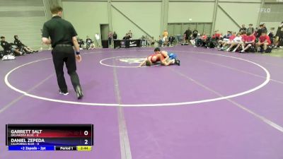 144 lbs Placement Matches (8 Team) - Garrett Salt, Oklahoma Blue vs Daniel Zepeda, California Blue