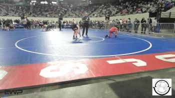 110 lbs Round Of 32 - Lorenzo Douglas, Plainview JH vs Olan Garrison, Coweta
