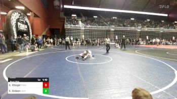 69 lbs Quarterfinal - Evan Steiger, Forsyth WC vs Eli Gideon, Cody WC