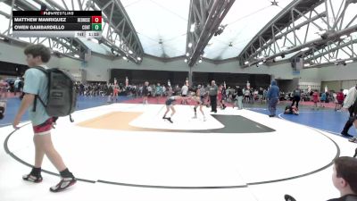 73 lbs Rr Rnd 6 - Matthew Manriquez, RedNose MS vs Owen Gambardello, Centurion MS