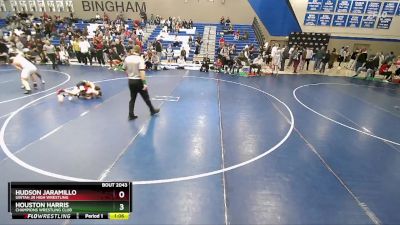 73 lbs 3rd Place Match - Hudson Jaramillo, Uintah Jr High Wrestling vs Houston Harris, Champions Wrestling Club