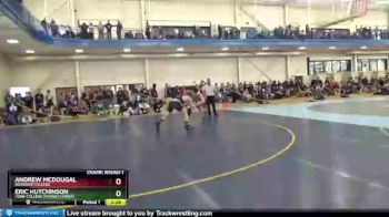 157 lbs Champ. Round 1 - Eric Hutchinson, York College (Pennsylvania) vs Andrew McDougal, Roanoke College