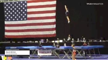 Gavin Britton - Individual Trampoline, Premier Gymnastics - 2021 USA Gymnastics Championships
