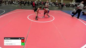 132 lbs Quarterfinal - Rey Ortiz, White House WC vs Haden Hernandez, Team Thunder