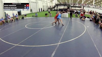 120 lbs Reese Anderson, Kansas vs Carolyn Geckler, Ohio