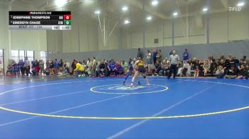 114 lbs Semifinal - Josephine Thompson, D`Iberville High School vs Emersyn Chase, St. Martin High School Girls