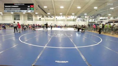 77 lbs Consi Of 8 #2 - Teague Connery, New England Gold WC vs Logan Caravaggio, Iron Faith WC