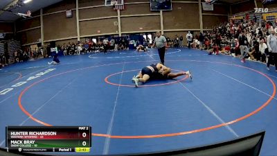 165 lbs Champ. Round 1 - Hunter Richardson, Western Wyoming vs Mack Bray, Snow College