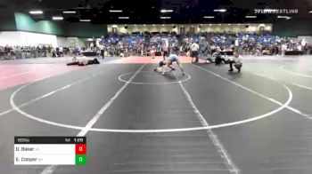 160 lbs Prelims - Domonic Baker, VA vs Ethan Cooper, OH