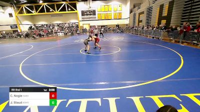 133B lbs Rr Rnd 1 - Coleman Nogle, Harvard vs Jake Staud, Army