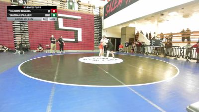 285 lbs Consi Of 8 #2 - Caiden Sewall, Bridgewater-Raynham vs Nathan Pailler, Mansfield