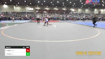 120 lbs Round Of 16 - Shyla Sells, Klamath Basin Warriors vs Isabella Frost, California Grapplers